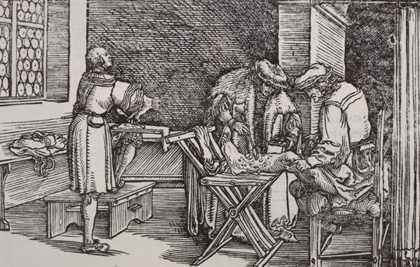 Sårbehandling. Paracelsus "Der grossen Wundtarzney", 1536