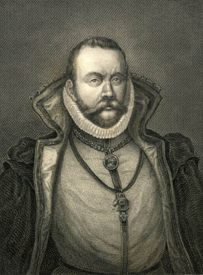 Tycho Brahe - Portræt i DNLB's portrætsamling