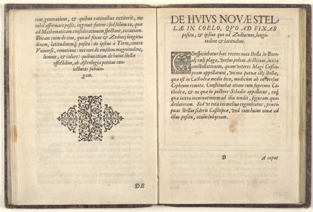 Tycho Brahe: De Nova Stella, 1573, B1