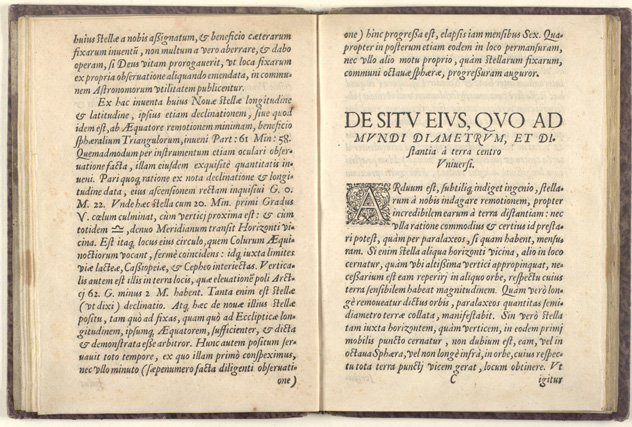 Tycho Brahe: De Nova Stella, 1573, C1