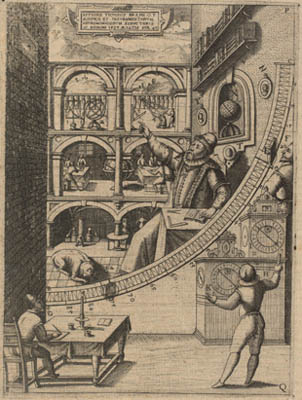 Tycho Brahe i sin murkvadrant