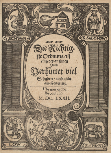Titelblad til apotekertakst, 1672