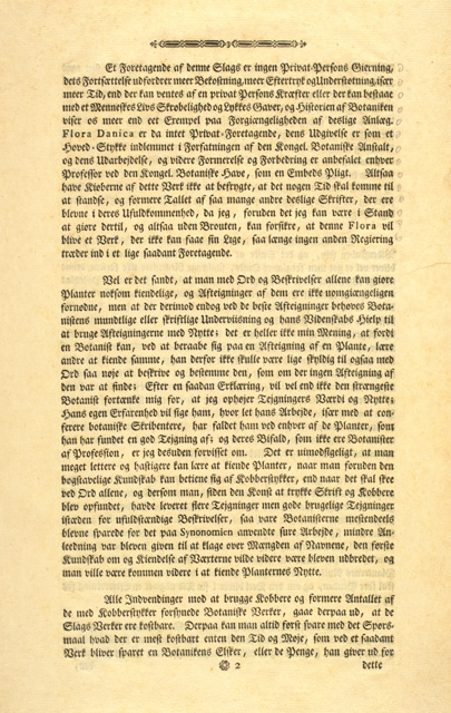 Indbydelsesskriftet til Flora Danica, 1761, side 3