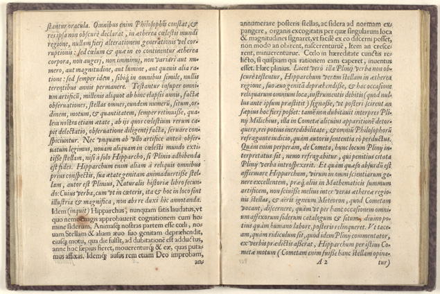 Tycho Brahe: De Nova Stella, 1573, A2