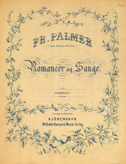 Titelblad fra Romancerne 1882