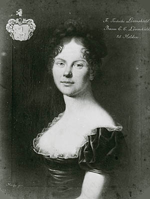 Portræt af baronesse Løvenskjold. Klik for større billede