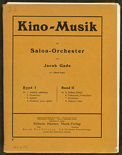 Forside til 'Kino-Musik' med musik til stumfilm. Klik for større billede