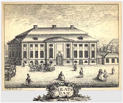Billede af Den Danske Skueplads 1748