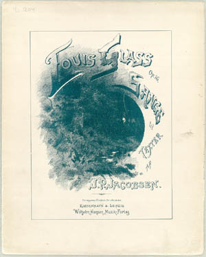 Forsiden af Louis Glass, op. 16