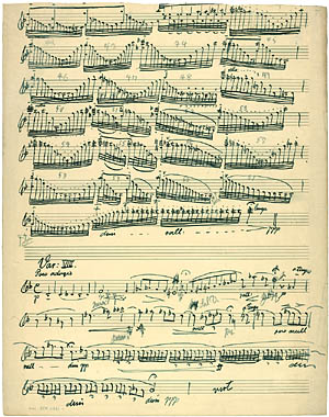 Fra renskriften af Carl Nielsens opus 48